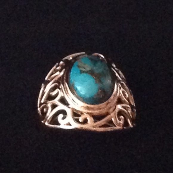 NWB 🌵MOJAVE BLUE TURQUOISE Copper (14x9mm) 🌵 - Picture 3 of 4